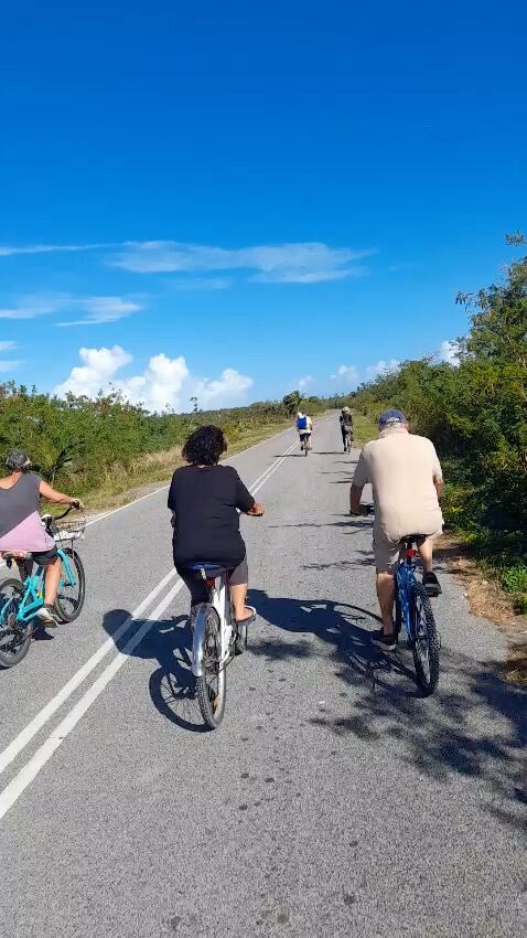 Biking on Andros